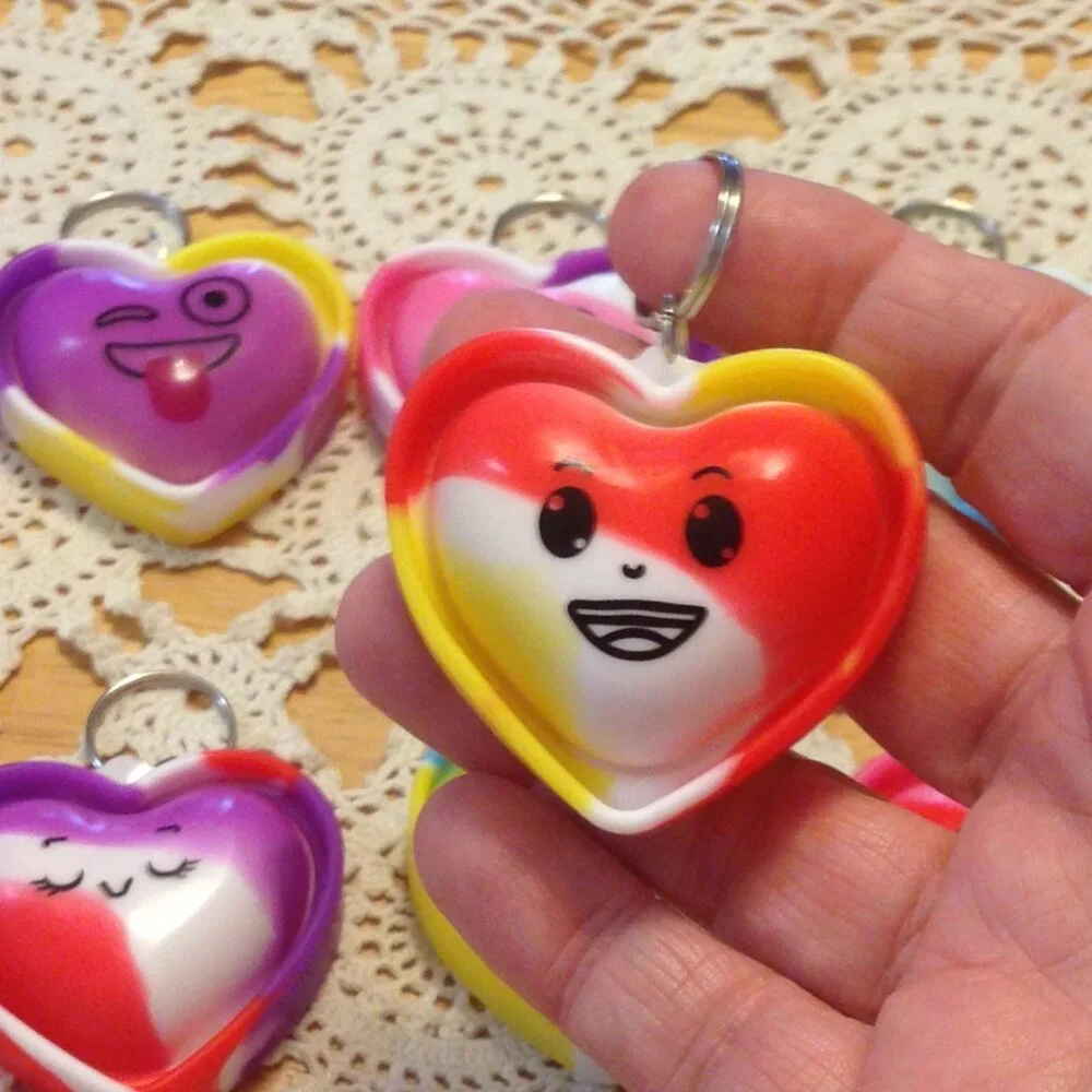 Party Favors or Stocking Stuffers bundle, cute bubble keychains